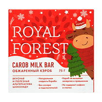 Шоколад "Обжаренный кэроб" Carob milk bar Royal Forest | интернет-магазин натуральных товаров 4fresh.ru - фото 3