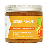 Скраб для тела сахарный "Смузи с абрикосовыми косточками" Greenmade | интернет-магазин натуральных товаров 4fresh.ru - фото 1