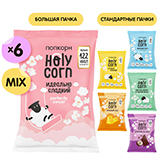 Подарочный набор "6 вкусов" Holy Corn | интернет-магазин натуральных товаров 4fresh.ru - фото 1