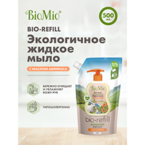 Мыло жидкое, с маслом абрикоса, Refill BioMio | интернет-магазин натуральных товаров 4fresh.ru - фото 4