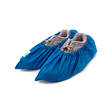 Многоразовые бахилы "Dewspo" с мешочком, голубые Zeero | интернет-магазин натуральных товаров 4fresh.ru - фото 1