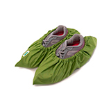 Многоразовые детские бахилы "Dewspo" с мешочком, зелёные Zeero | интернет-магазин натуральных товаров 4fresh.ru - фото 1