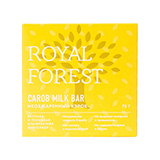 Шоколад "Необжаренный кэроб" Carob milk bar Royal Forest | интернет-магазин натуральных товаров 4fresh.ru - фото 1