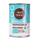 Кокосовое молоко 17-19% жирности Bioteka | интернет-магазин натуральных товаров 4fresh.ru - фото 1